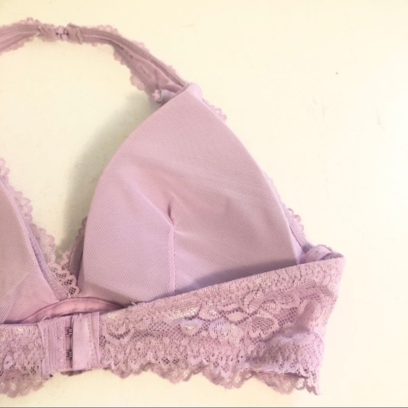 Lilac Halter Padded Bralette - Picture 3 of 6